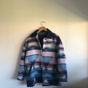 VINTAGE PATTERNED WOOL JACKET